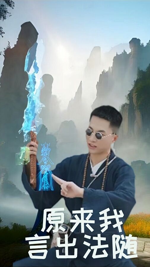 原来我言出法随的海报